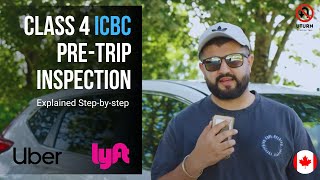 Class 4 ICBC PreTrip Inspection with English Subtitles  Uber amp Lyft [upl. by Enimasaj]