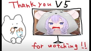 Bijin美人 V5 ゼロの調律 v4 Hanamori Natsumi Chinchilla Karaoke VTUBER [upl. by Enaelem]