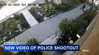 Video shows police shootout with suspect in shooting of Jewish man [upl. by Leyla]