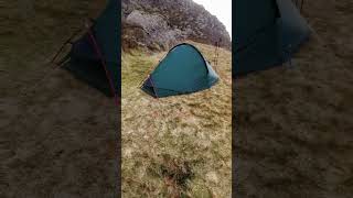 Blackbeck Tarn wild camping below Haystacks in the Lake District hiking travel camping wildcamp [upl. by Aeriel]