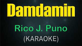 DAMDAMIN  KARAOKE  Rico J Puno [upl. by Ssilem]