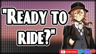 Late Night Motorcycle Ride with Chuuya  Bungo Stray Dogs  Anigomi Character Audio [upl. by Yelhak]