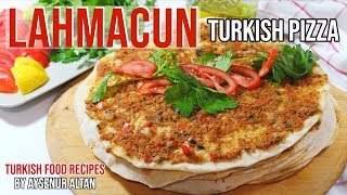 Lahmacun Recipe  How To Make Lahmacun In A Pan Without Oven [upl. by Aipmylo]