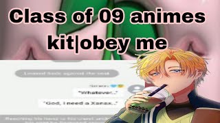 Obey me textClass of 09 animes kitobey me [upl. by Annahsal]