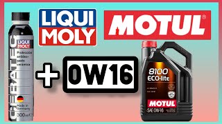 Liqui Moly CERATEC  Motul 0w16 prueba de viscosidad [upl. by Ociral]