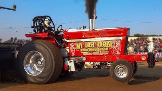 Tractor Pull 2023 Super Farm Tractors The Pullers Championship saturday [upl. by Ahsienroc]