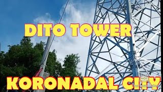 DITO TOWER IN KORONADAL CITY  Ms Aimee Vlog [upl. by Ecirp]