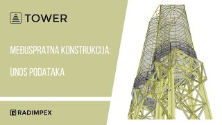 TOWER Međuspratna konstrukcija  Unos podataka [upl. by Groh]