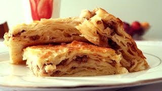 Türkisches Börek  Rezept Börek Hackfleisch [upl. by Neeka]