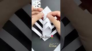 Yangi yilga qor parcha yasash❄️🎊🎄 [upl. by Oeniri]