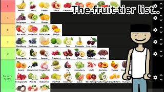 The fruit tier list [upl. by Ultima]