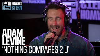 Adam Levine “Nothing Compares 2 U” Live on the Stern Show [upl. by Rednasela189]