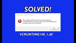 How to Fix VCRUNTIME1401dll Missing  Easy Solution [upl. by Nolyaw]