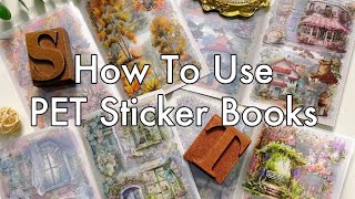 How to Use My Secret Garden Sticker Book  Creative Ideas and Applications  Scrapbook DIY Crafts [upl. by Ettenahc934]