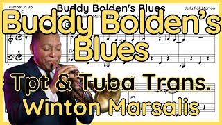 Buddy Boldens Blues  Winton Marsalis  Trumpet amp Tuba Transcription [upl. by Roberta369]