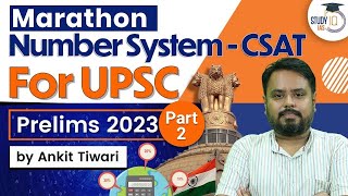 CSAT  Number System  UPSC Prelims 2023  CSAT Simplified  UPSC IAS  StudyIQ [upl. by Lajib]