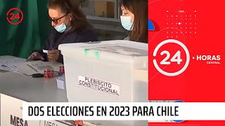 Dos elecciones en 2023 Lo que tiene que saber del proceso constituyente 20  24 Horas TVN Chile [upl. by Merow]