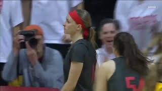 Indiana Iowa womens basketball highlights 2024 [upl. by Maudie]