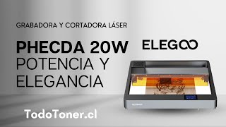 ELEGOO  Grabadora y Cortadora Láser PHECDA 20W de Potencia [upl. by Assirrec230]