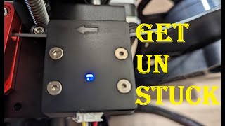 Filament Stuck In Sensor Ender 3 Max Neo 3dprinting [upl. by Enamrahs]