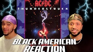 BLACK AMERICAN FIRST TIME HEARING ACDC  THUNDERSTRUCK EPIC REACTION [upl. by Eednim]