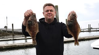 Puget Sound  Flounder Fishing Catch Clean Cook [upl. by Ytomit]