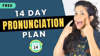 14day Pronunciation Plan AMERICAN ACCENT [upl. by Mathilda]