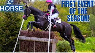 FIRST EVENT OF THE SEASON ON 4 HORSE  DAD ON CRUTCHES  VLOG 97 [upl. by Reibaj12]