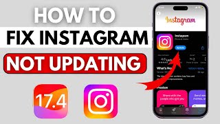 How to Fix Instagram is Not Updating in IPhone amp IPad After iOS 17 Update 2024 [upl. by Anertac74]