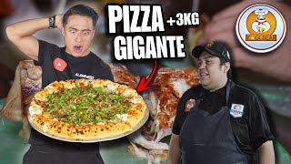 GANAS 2500 SI PUEDES COMERTE ESTA PIZZA DE 3 KILOS en 30 MINUTOS nadie ha podido conseguirlo 🤯 [upl. by Ader]