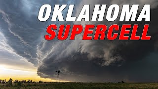 Chasing a Monster Storm  Oklahoma Supercell  17th June 2023 [upl. by Olivie]