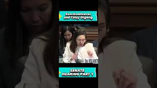 Senate Hearing Philippines FPRRD and SenHontiveros NAGKAINITAN [upl. by Royden]