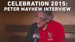 Peter Mayhew Interview with StarWarscom  Star Wars Celebration Anaheim [upl. by Hesler]