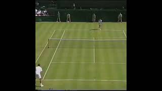 Atypic tennis moves  Karsten Braasch quotcrazy motionquot serve [upl. by Maunsell694]