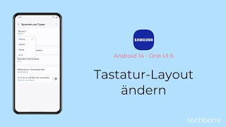 TastaturLayout ändern  Samsung Android 14  One UI 6 [upl. by Adnoma]