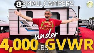 3 Small Campers Under 4000lbs GVWR  2024 Models [upl. by Most501]