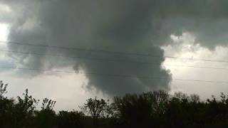 April 2011 tornado outbreak  First tornado warning April 14 [upl. by Rheba772]