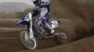 2008 Yamaha YZ450F First Ride  MotoUSA [upl. by Kellby]