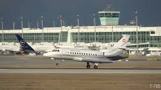 Dassault Falcon 900EX SWISS AIR FORCE T785 [upl. by Eveneg]