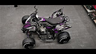 Yamaha Raptor 700 by ASG🔥 PurpleCarbon Edition [upl. by Ansel]