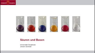 Vorlesung Allgemeine Chemie • Säuren und Basen 10 [upl. by Deerc271]