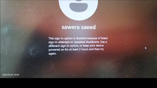 This Signin Option is Disabled Because of Failed Signin Attempts  Fix Windows 11 Login Problems [upl. by Sandler]