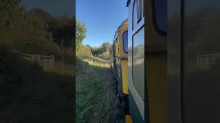 BR 33035 Tackles The Steep Incline Out Of Bedale 201024 [upl. by Rempe835]