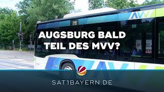 ÖPNV in Bayern Augsburg soll Teil des Münchner Verkehrsbunds werden [upl. by Letnuahs]