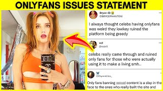 OnlyFans Issues Statement After Adult Content Ban Backlash [upl. by Ajssatsan161]