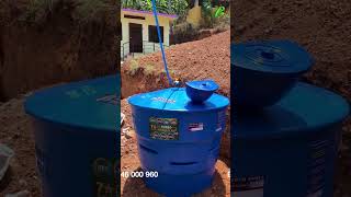 Watch how to install Biogas Plant✨ india automobile biogasforhome climatechange viralvideo [upl. by Tnomal38]