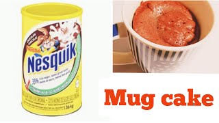 MUG CAKE AU NESQUIK  RECETTE RAPIDE [upl. by Nylesoj]