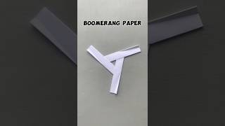 The way to make a paper boomerang 🪃 is extremely simple👍 vvvreview diy origami [upl. by Eneleahs582]