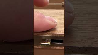 lock installation satisfying watchbox woodbox asmr woodwork diy woodcraft craft [upl. by Ahseken72]