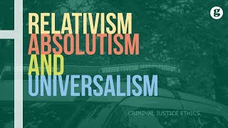 Relativism Absolutism and Universalism [upl. by Ariamat743]